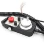100PPR Universal 4 Axis CNC Handwheel MPG Pendant with Emergency Stop manual pulse Generator for Siemens/MITSUBISHI/CNC Router Engraving Milling Lathe Machine