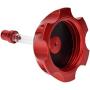 HIAORS CNC Aluminum Gas Fuel Tank Cap With Breather Valve for 50cc 70cc 90cc 110cc Apollo Rfz Coolster Peace Moto 125cc 140cc 150cc 160cc Pit Dirt Bike Motorcycle Red