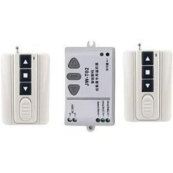 Calvas New AC 220V Motor RF Wireless Remote Control Switch System UP&DOWN Motor reversing controller 1pcs Receiver + 2pcs Transmitter