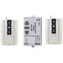 Calvas New AC 220V Motor RF Wireless Remote Control Switch System UP&DOWN Motor reversing controller 1pcs Receiver + 2pcs Transmitter