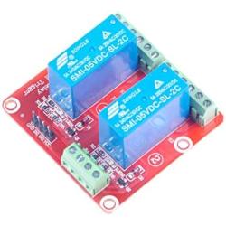 KNACRO 5V 5A 2 CH Relay High Level Trigger 2-Way Trigger 4-Way NO and NC Control for Motor Control Electronic Industrial Control PLC Control Arduino Accessories Development