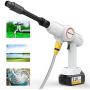 Pressure Washer, GOLDKIN 21V Cordless Power Cleaner Machine with Detachable Foam Pot, Electric Pressure Washer Portable, Battery and Charger Included