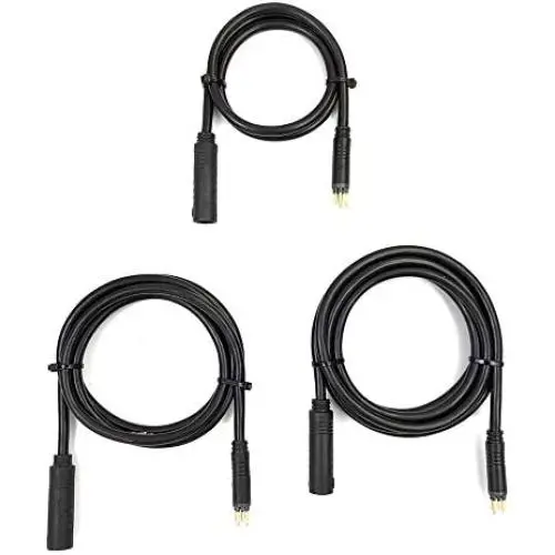 SCHUCK Waterproof Motor Extension Cable 1.2/1.5 Square 250W/350W 600mm/1300mm/1600mm for E-Bike Hub Motor Conversion Kit Parts
