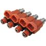 AUTOKAY 4pcs Fuel Injector Flow Matched 68V-8A360-00-00 for Yamaha Outboard 115 HP Marine