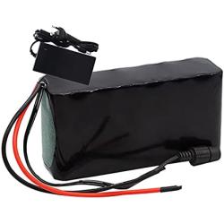 Wnicek 24V 6000mAh E-Bike Lithium Battery Pack 7S 2P 6AH Lithium-ion Battery for Motor Within 500W for Electric Scooters Electric Tools Airplane Models with 20A BMS and Charger