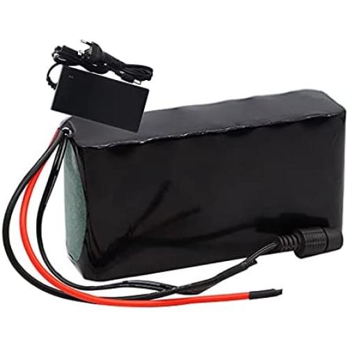 Wnicek 24V 6000mAh E-Bike Lithium Battery Pack 7S 2P 6AH Lithium-ion Battery for Motor Within 500W for Electric Scooters Electric Tools Airplane Models with 20A BMS and Charger