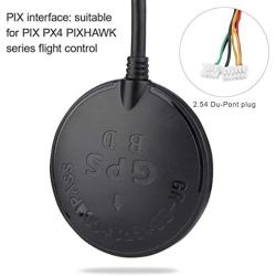 GPS Module GPS NEO-M8N BDS Compass Module(3 in 1) Drone Microcontroller, GPS Receiver with High Precision APM Flight Control Pixhawk Navigation Module for APM PIX PX4, I2C Compatible with MWC