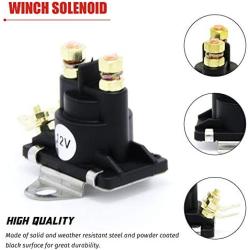 12V Starter/Power Trim Solenoid Replacement for Mercury Mariner Outboard Motors Replaces # 89-846070, 89-94318, 89-96158T, 89-94318, 89-96158, 89-96158T, 89-818864T