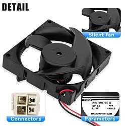 DA81-06013A, DA31-00287A Refrigerator Evaporator Fan Motor Freezing Fan Motor for Samsung RF28HFEDBSG/AA-00, RF263BEAESR/AA-04, RF263TEAESG/AA-00