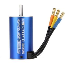 Jimi 3665 4 Poles 3100KV Brushless Motor for RC Car Boat