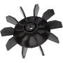 Plastic Air Compressor Fan Blade Replacement Direct‑on‑Line Motor Accessories 5.3in Outer Diameter 0.6in Shaft D Type