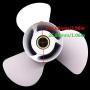 Boat Motor Aluminum Propeller 13 1/4x17-K for Yamaha 60HP 70HP 75HP 80HP 85HP 90HP 115HP 130HP Outboard Engine 6E5-45945-01-00,6E5-45945-01-EL 13.25x17