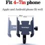 All Metal Road Motorcycle/Bycicle Phone Mount, Mountain Bike Phone Mount, Extreme Strong with All Stainless Steel Body, Rock Solid Holder for Regular and Plus Sized iPhone and Samsung Devices.