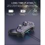 YCZHDV Wireless Controller Compatible with P-S4, Remote Game Controllers for P-S4/Slim/Pro/PC with Dual Vibration/Speaker/Gyro, Controller Gamepad Replacements - Black