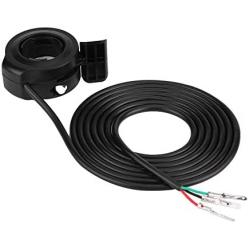 Acouto Thumb Throttle Speed Control 22mm 7/8inch Universal Thumb Throttle Handle Throttle Cable Assembly for E-Bike Electric Bike Scooters