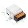 VONVOFF Wireless Remote Switch with 328ft Long Range,DC 12V/24v/48v/72V Switch for Anti-Theft Alarms,Security Systems Roller Lind Door, Motor Cycles etc.(White)
