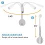 DC 12V Reading Light, Touch Control RV Interior Lights with USB Charging Port, 3W Warm White Flexible Gooseneck Lamp for Car, Van, Boat and Motorhome (Aluminum)