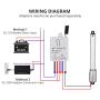 Justech 100mm Linear Actuator 12V 4-inch Linear Actuator Motor 32N Mini Linear Motor for Car RV Electric Door Opener Industrial Agricultural Machinery Clean Vessels Cargo Medical Window-Silver