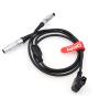 DRRI Preston Micro Force V+F2 (MF2) Unit to Heden M26T Analog Motor Power Control Y Cable (10P-FHG 4P+dtap)