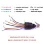 Boat Engine Ignition Switch Fits for Mercury Control Box Applications, Motor Starter Assembly 3 Position 6 Wire | OE Replacement 8717009A2 17009A2 MP41070 MP410701 MP410702