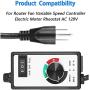 For Router Fan Variable Speed Controller Electric Motor Rheostat AC 120V