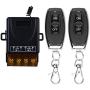 Remote Control Switch DC 12V 30A Relay Wireless Control Switch, 433Mhz Remote Transmitter and Receiver Long Range Latching Switch for Electric Doors, Motor, Wireless Controller and Other Fields