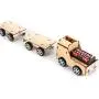 WaNana Electric Train Locomotive and Railway Carriage-Electric Motor Physical Science Toys-DIY Wooden Science Experiment Kits-Circuit Building STEAM Toys Fashion B