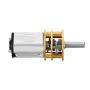 uxcell Micro Speed Reduction Motor DC 3V 15RPM with Full Metal Gearbox 0.15A Electric Gear Box Motor with 2 Terminals for DIY RC