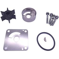 Boat Motor 6L2-W0078-00 Water Pump Repair Kit Without Housing for Yamaha 20HP 25HP Outboard Engine,for Sierra Marine 18-3431