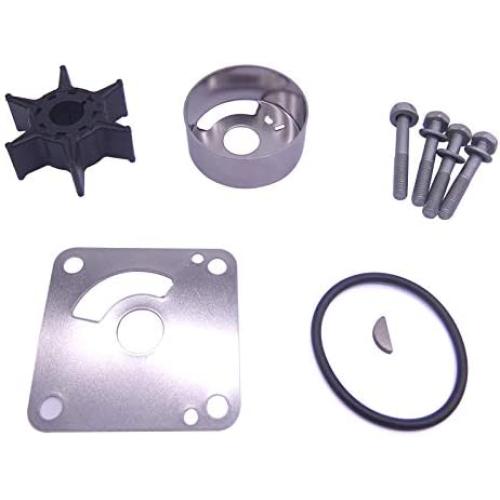 Boat Motor 6L2-W0078-00 Water Pump Repair Kit Without Housing for Yamaha 20HP 25HP Outboard Engine,for Sierra Marine 18-3431