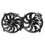 SCITOO Radiator Condenser Cooling Fan Assembly Compatible with 2007-2016 for Nissan for Altima/for Maxima 2.5L 3.5L