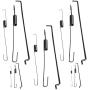 5 Pack Throttle Governor Link Rod Speed Return Spring for Honda GX120 GX140 GX160 GX200 168F Gasoline Engine Motor Generator Water Pump