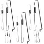 5 Pack Throttle Governor Link Rod Speed Return Spring for Honda GX120 GX140 GX160 GX200 168F Gasoline Engine Motor Generator Water Pump