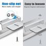 AGOTVAPO Solar Panel Mounting Brackets Z Bracket, rv Solar Panel mounting Brackets for Solar Panel, with Nuts and Bolts, Supporting for RV,Boats,Motorhome,Cabins,Garages,Off Grid (32 Units Brackets)