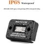 NKTECH NK-V1 Vibration Hour Meter Inductive Digital Self Powered Wireless Job Timer IP68 99999HRS for Gas Generator Lawn Mower Motor Jetski Marine ATV outboards Chainsaw (Black)