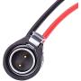 Trolling Motor Plug and Receptacle, Male Plug & Female Panel Mount Socket Waterproof IP67 2Pin Connector 12V 24V 36V 48V Plug for Trolling Motor Marine Boat RV Solar Panel
