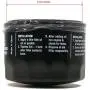 Pack of 4 Oil Filters for Briggs & Stratton 492932,492932S,695396,696854