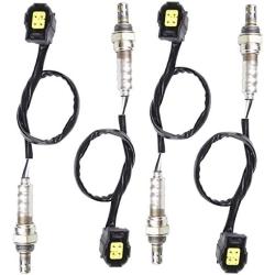 higherbro 4x Oxygen O2 Sensor 1 & 2 for 2005 2006 2007 2008 2009 2010 Chrysler Sebring 2.7L 3.5L Upstream + Downstream Upper Lower