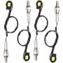 higherbro 4x Oxygen O2 Sensor 1 & 2 for 2005 2006 2007 2008 2009 2010 Chrysler Sebring 2.7L 3.5L Upstream + Downstream Upper Lower