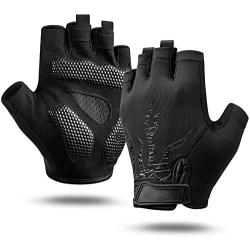 YOVOHARI Cycling Bike Gloves for Men Women Half Finger Bicycle Gloves Anti-Slip Shock-Absorbing for Motorcycle Training Outdoor