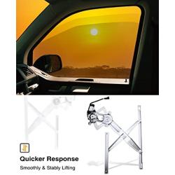 A-Premium Front Left Driver Side Power Electric Window Regulator with Motor Compatible with 1999-2012 Ford F-250 F-350 Super Duty 1999-2003 F-450 F-550 Super Duty 2000-2005 Excursion Replace # 748-212