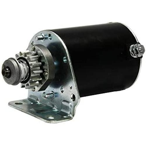 Starter Motor Compatible with Cub Cadet 14.5 16 16.5 17 17.5 18 18.5 HP John Deere New Holland Toro 14 Tooth Steel Gear 593934 693551 LG693551 BS693551 SE501848 New Starter Replacement