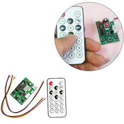 Acxico 1 Set 2-Phase 4-Wire DC 4-6V 5V Micro Stepper Motor Driver W/Remote Controller CW CCW