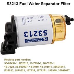 S3213 Fuel Filter Marine Fuel Water Separator with 3/8