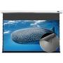 VIVIDSTORM-Office Screen,White Housing Obsidian Long Focus ALR Motor Tension Screen,Electric Tab-tensioned Drop Down Screen,Compatible with Lumen up to 2500ANSI Short Throw Projector,V6JLALR92H