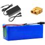 Jieoto 36V 10Ah E-Bike Lithium Battery Pack 18650 Cells 10000mAh Li-ion Battery Fit for 800W E-Bike Motor with 42V Charger for Electric Scooter Electrical Tools