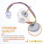 Canamax Premium WR60X10185 Refrigerator Evaporator Fan Motor - Compatible with GE & Hotpoint Refrigerators - Replaces AP3875639, 1170107, WR60X10185, 197D2039P008, WR23X10346, WR23X10350, WR23X10353