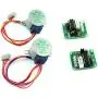 DGZZI 2Set 28BYJ-48 DC 5V Geared Stepper Motor + ULN2003 Driver Test Module Board for Arduino