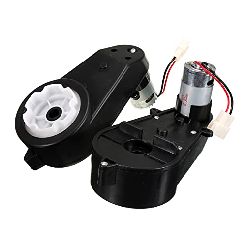 2 Pcs Kids Ride On Car Gearbox 550 12V Motor 35000RPM, Electric Motor Gearbox Motorcycles High Speed RS550 Drive Engine Match Children Ride On Toys