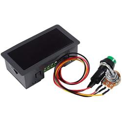 2pcs 6V 12V 24V Digital Display LED DC Motor Speed Controller,8A DC Motor Speed Controller PWM Stepless Speed Control Switch Driver with Duty Cycle LED Digital Display & Knob CCM5D